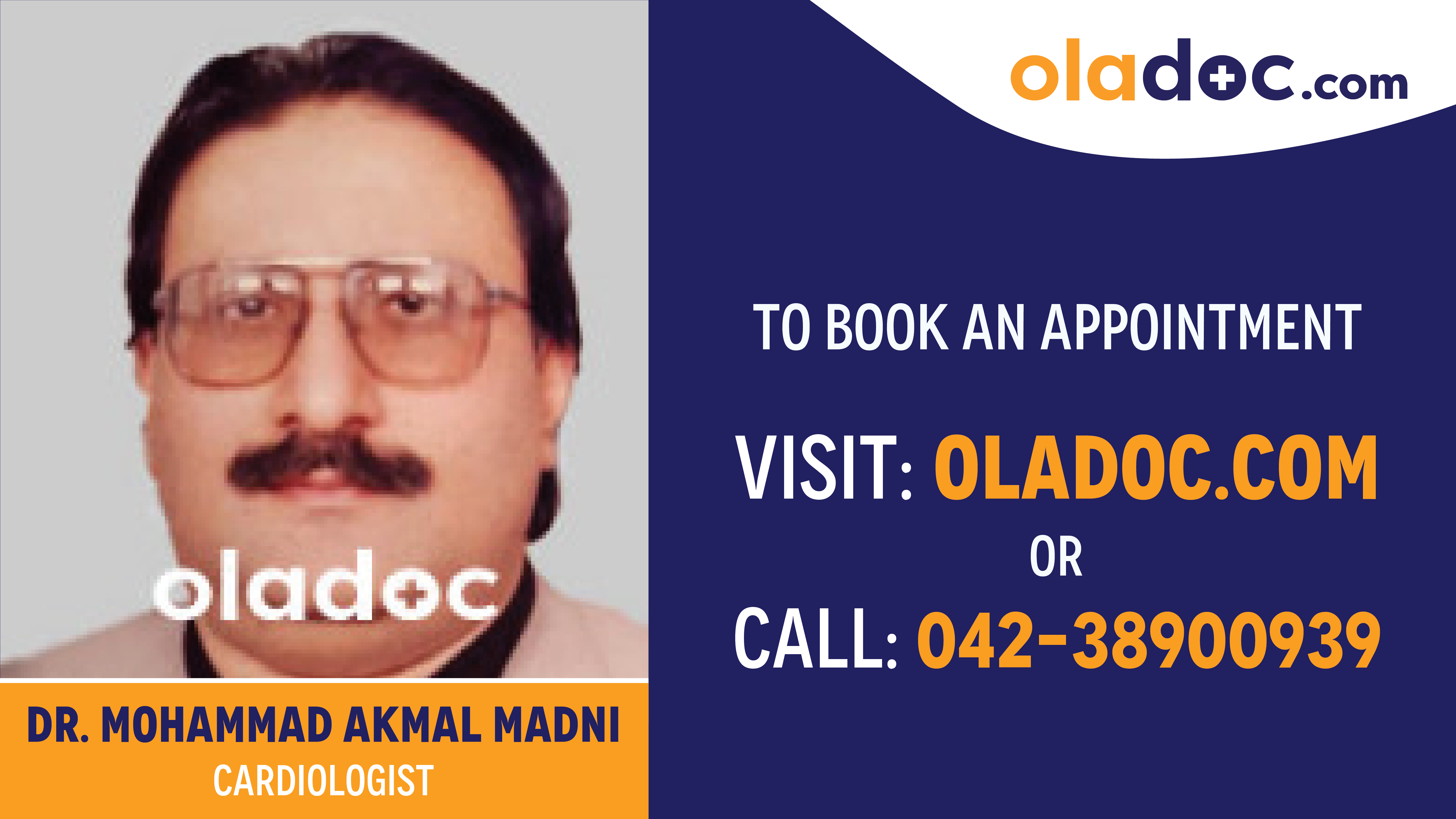 Book appointment with Dr.Mohammad Akmal Madni-best Cardiologist in Multan